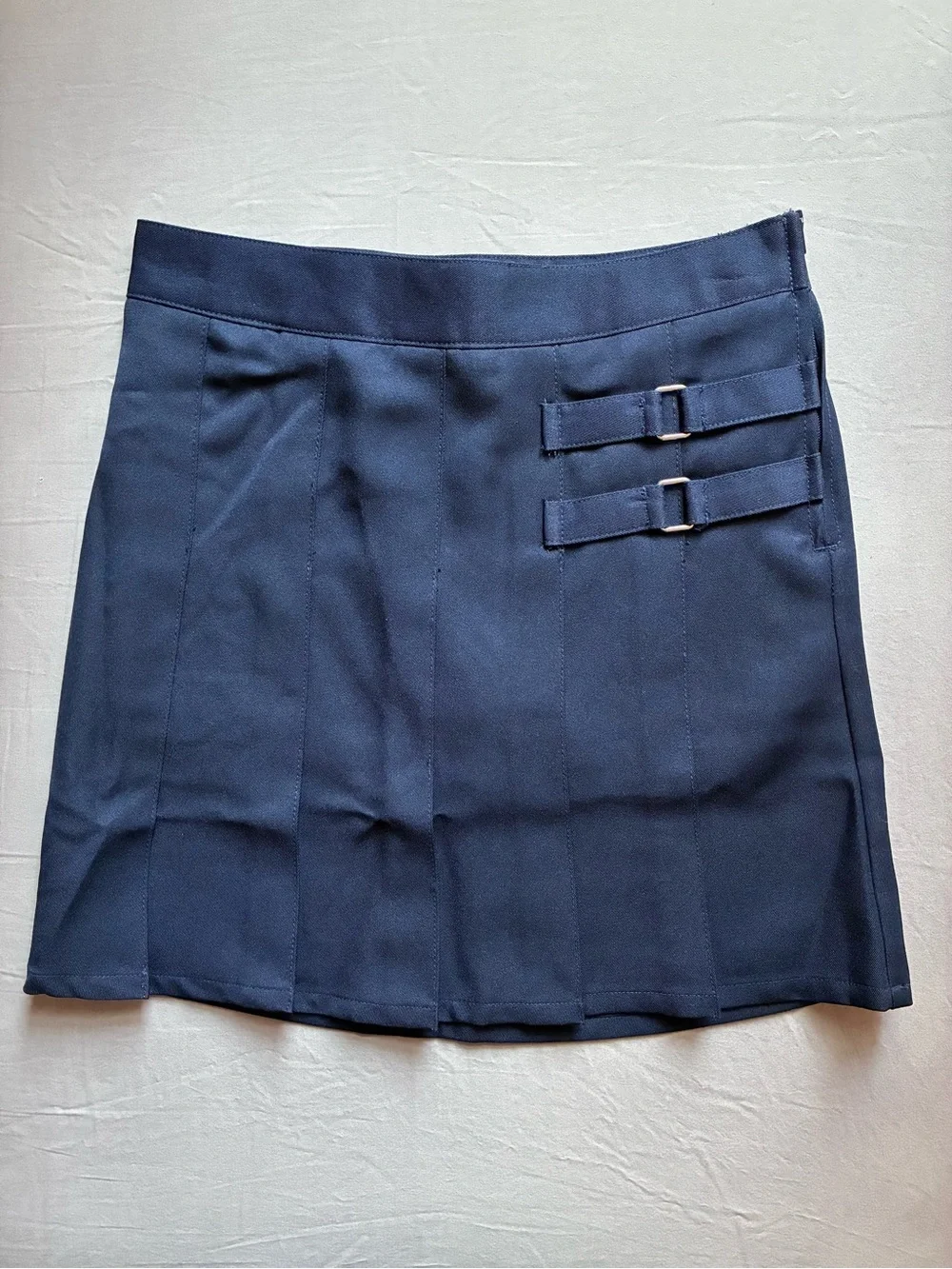 NEW French Toast size 8 Pleated Two-Tab Skort - Navy